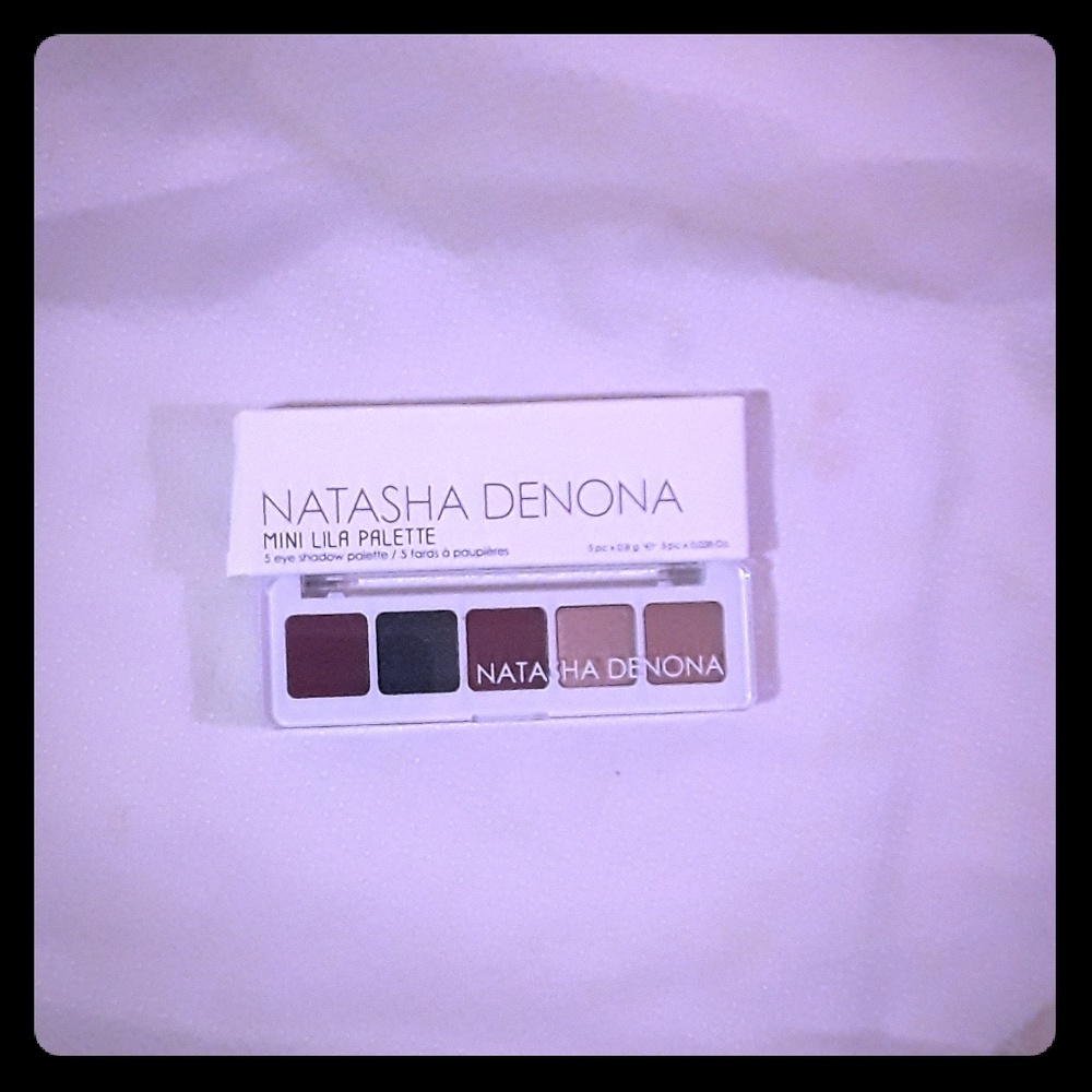 Natasha Denona mini lila palette 5 eye shadows